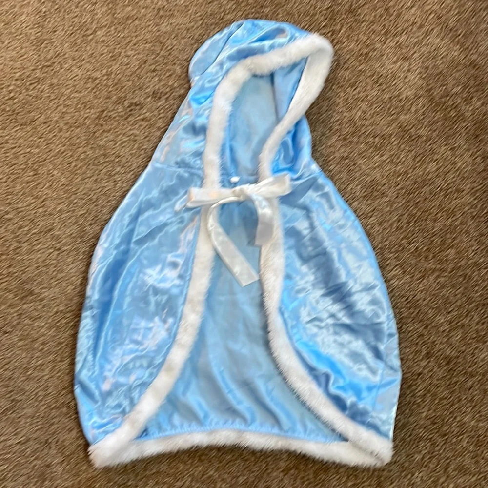 Baby blue Elsa, hooded, cloak, or cape OS